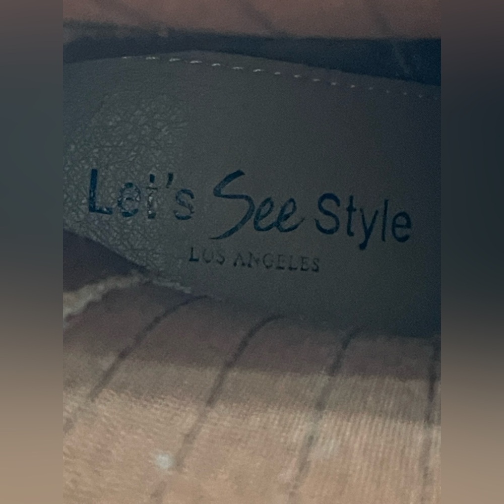 LET'S SEE STYLE‎ Ankle Boots Size 6.5 - Picture 12 of 13